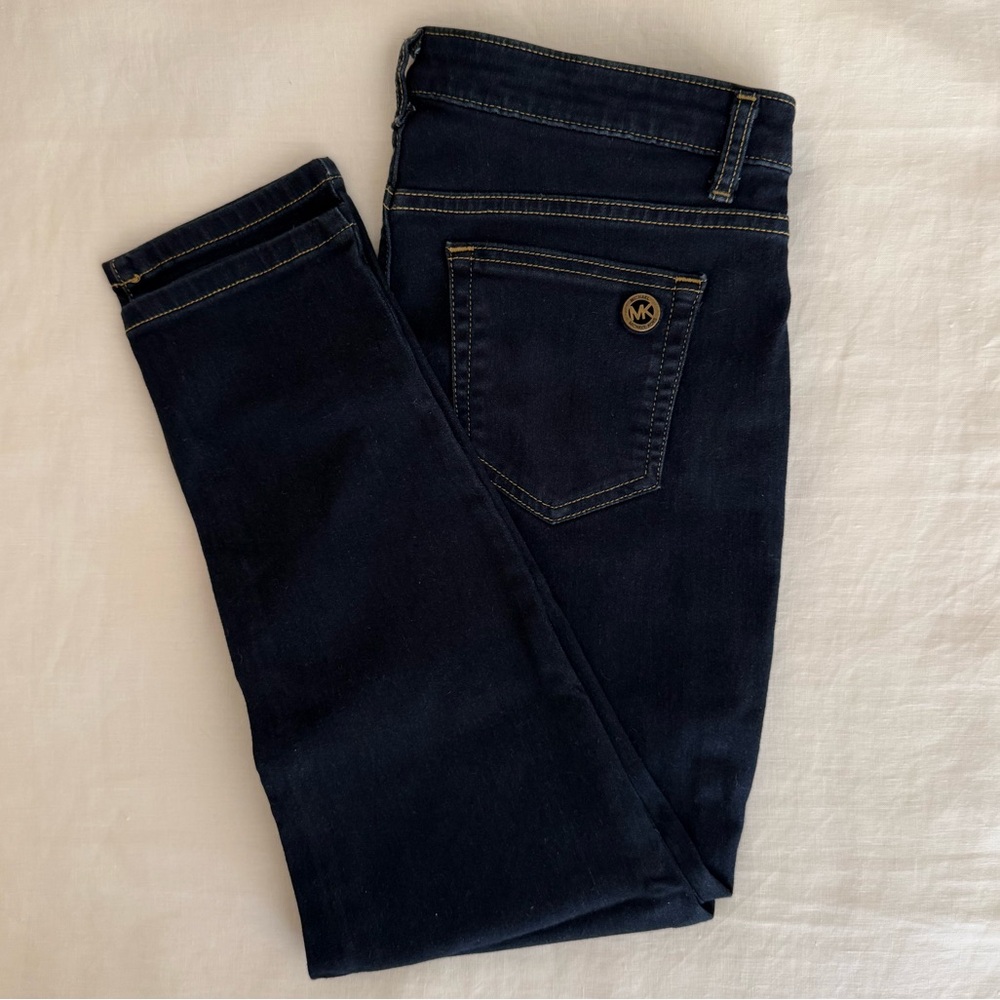 Michael Kors Dark Wash Skinny Jeans